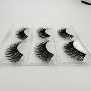 Handmade Vegan Full Strip Lashes Custom Logo 3D False Eyelashes Pairs Sets
