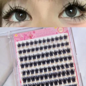 Handmade Wispy Cluster Eyelashes Soft Comfortable Daily Wear