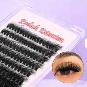 Handmade for Segmented Tufted Cluster Lashes Hybrid Light Volume 3D 5D 12 Rows Mink Personalized Custom Tray Extension Set