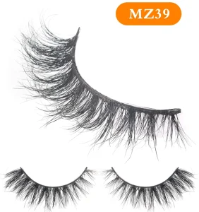 Heart Girl Factory Horse Hair Lashes 3D False Eyelashes Wispy False Eye Lash Horsehair Eyelash Custom Cases
