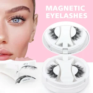 Heart Girl Hard Magnetic False Eyelashes Suitable for Daily Wear 3hard Magnets Strong Magnetic No Glue Reusable Eyelashes