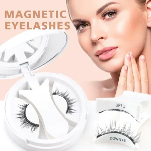 Heart Girl Newest High end Magnetic False Eyelashes with Applicator Kits Hard Magnets Full Strip Lashes Set Custom