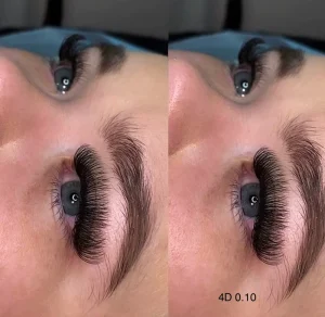 Heat Bonded Short Stem High Quality Premade Fans 3D 4D 5D 6D Premium PBT Silk Volume Lashes 0.07