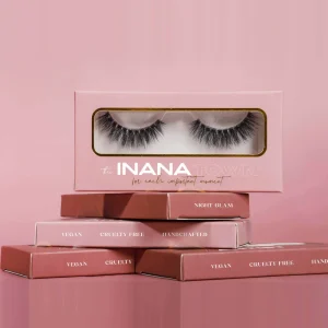 Heidi Brown Pink Packaging Breathable Natural 3D Faux Mink Eyelashes Soft Band Eyelashes