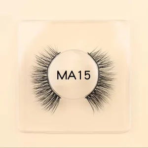 HeyMe Beauty 25mm Mink Eyelash D for Russian Lashes for 3D Multi Layered Cruelty Free Reusable Natural Black