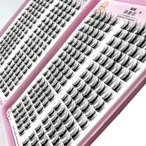 High Capacity Individual Lashes 12/13/14mm Cluster Lashes Fluffy Natural Look DIY Eyelash Extension False Eyelashes Makeup