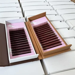 High Density Individual Lash Extensions Deep Black Individual Lashes for Professional Studios