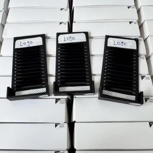 High Density Lash Tray Deep Black Individual Lash Extensions