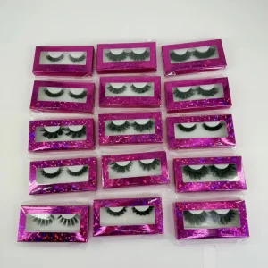 High Grade Fluffy Mink Eyelash 25mm Dramatic Long Mink Eyelashes Cruelty Free Lashes