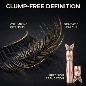High Impact Mascara with Intense Color Payoff Creates Bold Dramatic Lashes All Day Wear Easy Gentle Remove