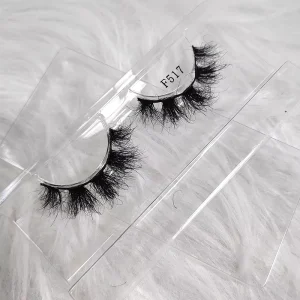 High Quality 3D Dramatic Fur Handmade Cruelty Free Reusable Medium Length for False Eyelash Strips Messy Strip Lashes