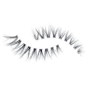 High Quality 3D Mink Full Strip Eyelashes Premium Natural Clear Band Fast Shipping Mink Eyelashes with Box Model