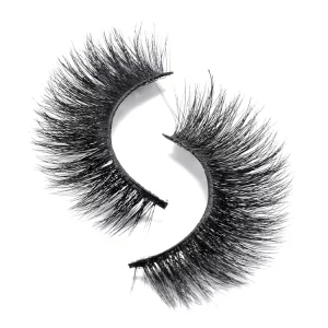 High Quality 3D Real Mink Fur False Eyelashes Natural Long Black Cruelty Free Mink Eyelash