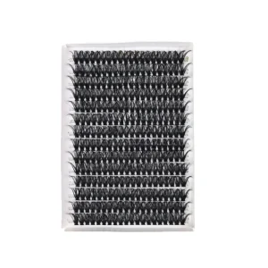 High Quality 50-100P Full Strip Eyelashes Dense Segmented Single Export-Level Premium Goods for Exclusive Europe Self-Grafting