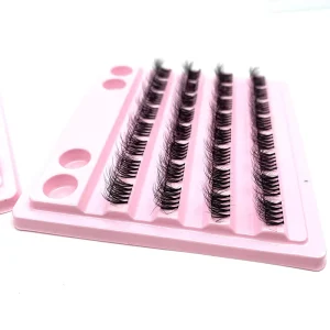 High Quality D Curl Lashes Premium Individual DIY Cluster Lashes Private Label Lashes Kit