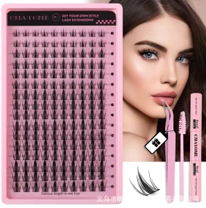 High Quality DIY Cluster Lashes Factory Price Individual Segmented Lashes Manga Style Natural Volume Lash Extension Kit Bulk Buy