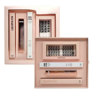 High Quality DIY Lash Extension Kit C D Curl Wispy Cluster Lashes Private Label Precut Segmented Eyelashes Cluster