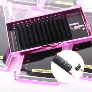High Quality Easy Fanning Eyelash Extensions Mega Matte Black Volume Lashes Cashmere Top Premium Beauty Accessory