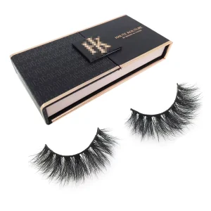 High Quality Faux Mink Eyelashes Private Label 100% Real 3D Synthetic Eyelashes