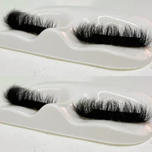 High Quality Fluffy Mink Lash Vendor Bulk With Custom Lash Box 5D Full Strip Lashes