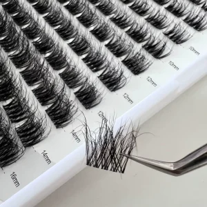 High Quality Lash Clusters Segmented Eyelash Clusters Diy Extension clear Band Eye Lash Kit