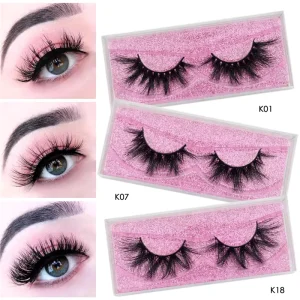 High Quality Lashes Vendor Own Brand Private Label 100% Real Mink Lashes 3d Mink Eyelashes