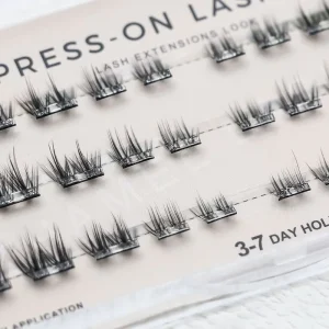High Quality Mink Cluster Lash Extensions Tray Natural DIY Lash Salon Eye Lashes Pre Mapped Press on Eyelashes