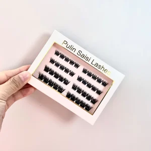 High Quality Pre cut Segment Lashes Custom Eyelash Extensions DIY Cluster Lashes