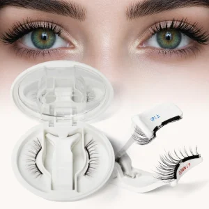 High Quality Premium False Soft Magnetic Eyelashes Custom Extension Reusable Natural Look Lashes Kit with Applicator