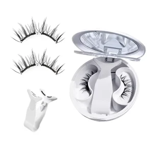High Quality Premium False Soft Magnetic Eyelashes Custom Extension Reusable Natural Look Lashes Kit with Applicator