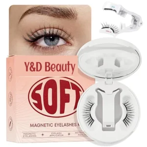 High Quality Premium Handmade Soft Magnetic Lashes Custom Extension Reusable Natural Look Long Lasting CC Waterproof