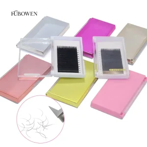 High Quality Price Korea PBT 0.03 Super Soft Matte Volume Lash Extensions Cashmere Mega Volume Lash Trays