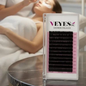 High Quality Price Korea PBT 0.03 Super Soft Matte Volume Lash Extensions Cashmere Mega Volume Lash Trays