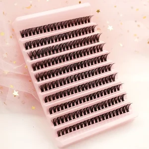 High Quality Private Label Customized New Design C D Curl Mixed Length Individual Lashes Cluster Diy Eyelash Extensions