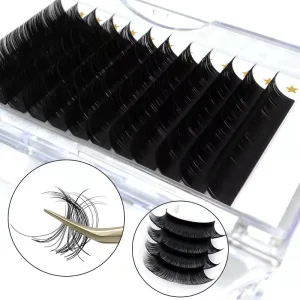 High Quality Private Label Silk Lash Extension Threaded Eyelashes Extension De Pestanas Classic Eyelash Extensions