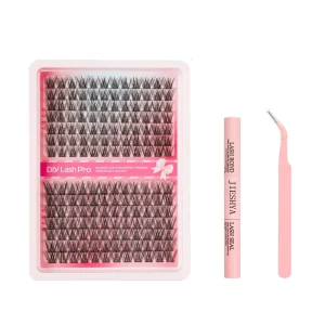 High value Set with Multi style False Lashes and a Complete Tool Kit Lash Extension Kit Natural Realistic Daily Commute