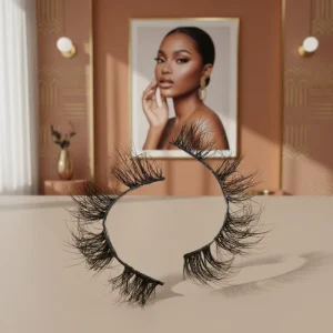 Hot Seller 3D Messy Fluffy Style Custom Eyelashes 10 Pairs White Box Faux Mink Material Synthetic Eyelashes Personalized Supply