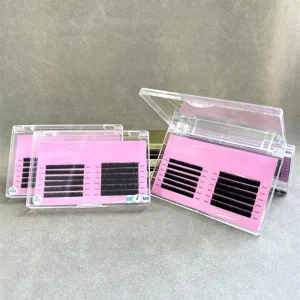 Hot Selling 0.5 J Curl Bottom Lashes Cashmere Volume Lashes Extensions Mix Length Loose Bottom Lash Trays