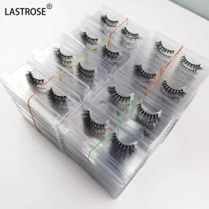 Hot Selling 3D Wispy Strip Lashes False Vegan Natural Lashes Best Quality Full Strip Eyelashes