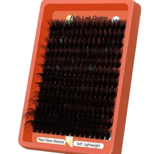 Hot Selling 5D Fluffy DIY Cluster Lashes 14 24mm D Curl 192PCS Waterproof Volume Eyelash Extensions 100P 200P Custom Logo