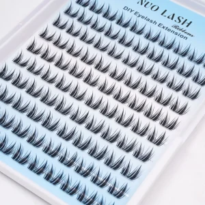 Hot Selling Fluffy Diy Cluster Eyelash Large Capacity Segment Lashes Set Softer and Lightweight DIY Individual Lashes