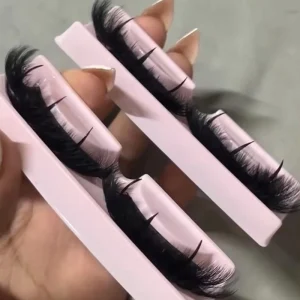 Hot Selling Luxury Eyelashes Strips Custom Logo 15 25mm Real Mink Lashes Vendors Private Label Handmade Lashes Bulk