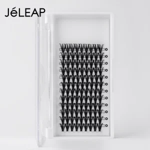 Hot Style 100% Vegan extra Fluffy 20D 40D Heat Bonded Segments Eye Lash Custom Eyelashes Diy Cluster Lashes d Curl