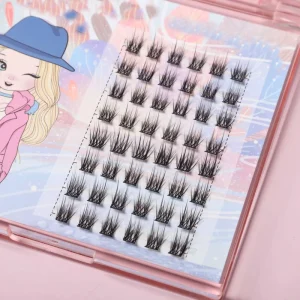 IShero New DIY Lashes Extensions Individual Cluster Eyelashes Grafting Segment Eyelashes Extension Pre cut Lashes