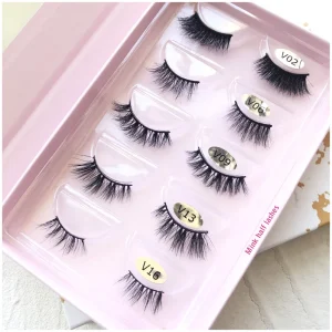 IShero Private Labels Half Eyelashes 3D Strip Mink Half Lashes Corner Lash