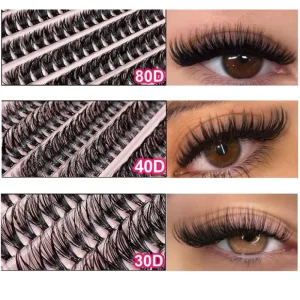 In Stock Cluster Segments Cluster Eyelashes Extension Natural Individual Lashes DIY Segment Lashes