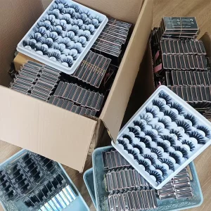 In Stock Full Strip Eyelashes Ready to Ship Handmade Faux Mink Lashes False Lashes Eye Lash