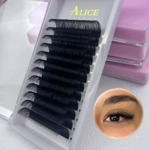 Individual 17mm Fluffy Cashmere Lash Trays CC DD Curl Eyelash Extensions Mega Volume Individual Cashmere Lashes