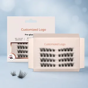 Individual Cluster Lash Mixed Length C Curl Segmented DIY Lashes Hypoallergenic Individual False Eyelashes for Salon
