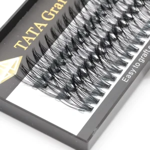 Individual Cluster Lashes 30D 40D C D Curl DIY Eyelash Extension Lash Clusters Faux Mink Slik Individual Lashes Easy